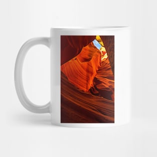 Looking Up from Lower Antelope Canyon - Painterly Mug